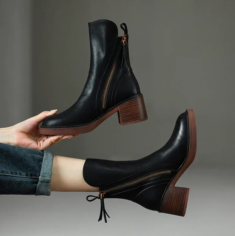 Grazia™ - Leather booties