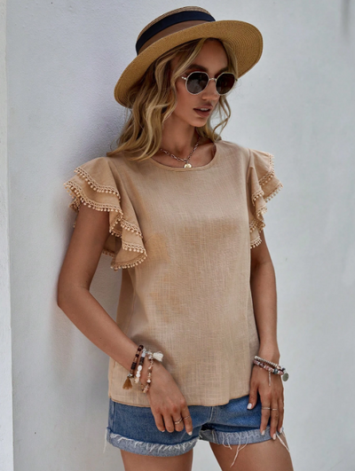 Elizabeth - Linen Blouse