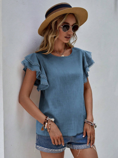 Elizabeth - Linen Blouse