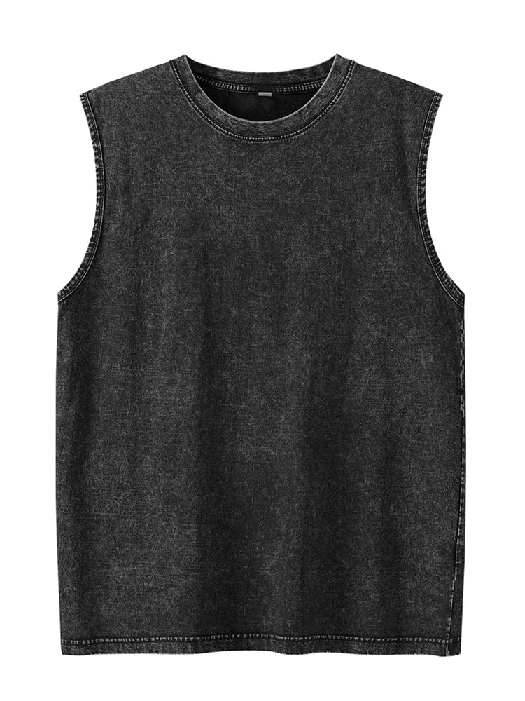 JUDE Washed Edge Muscle Tank