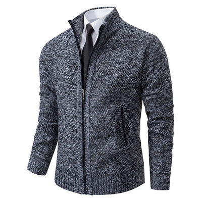 Kenneth | Knitted Cardigan with Zipper