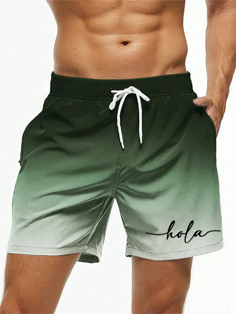 DIEGO Wave Gradient Shorts