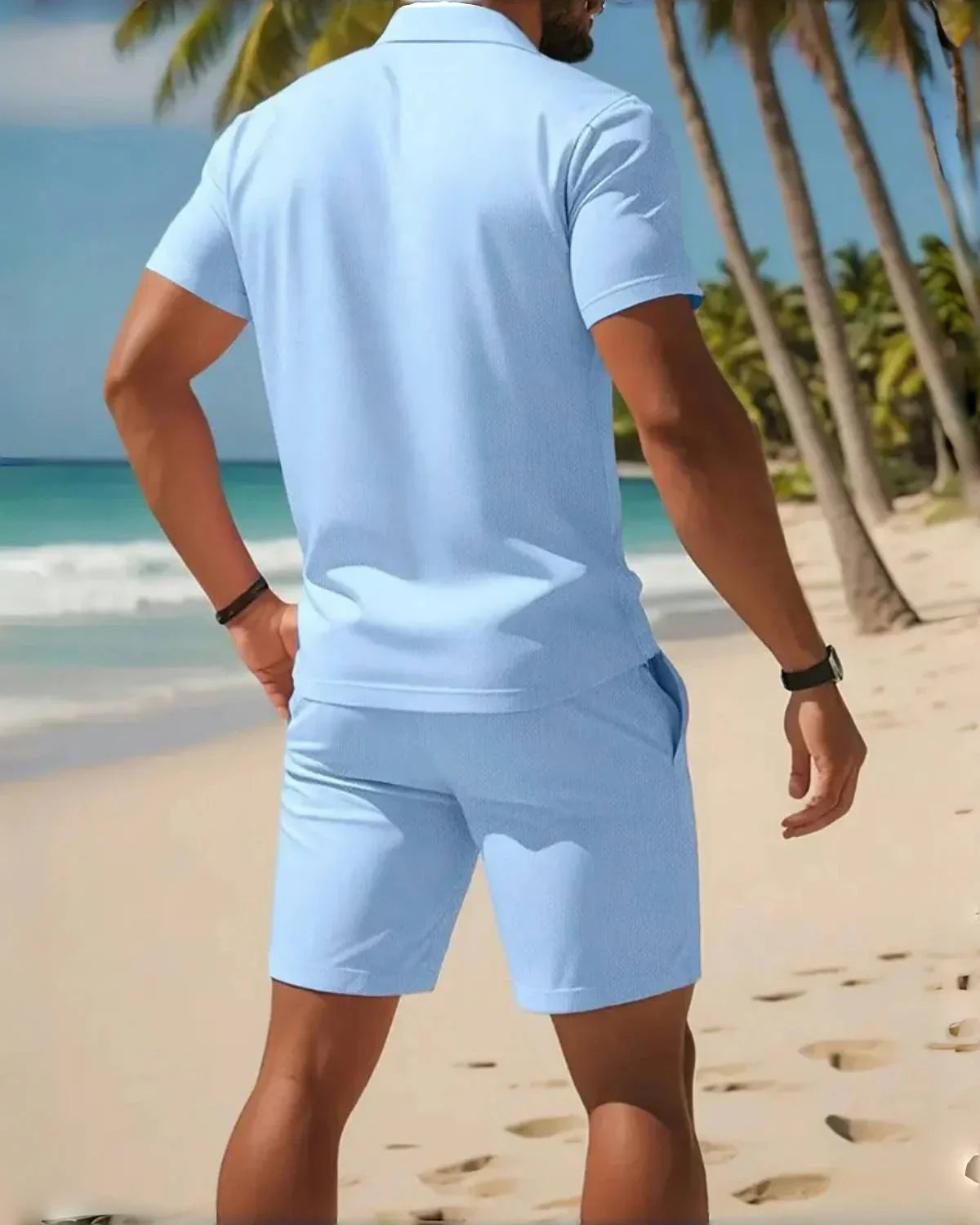 BEACHSIDE CASUAL SHORTS – ELASTIC WAIST AND RELAXED FIT