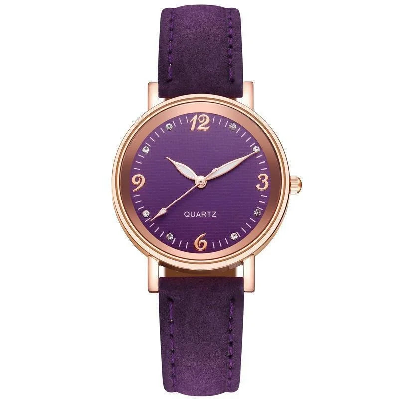 Leather Strap Watch