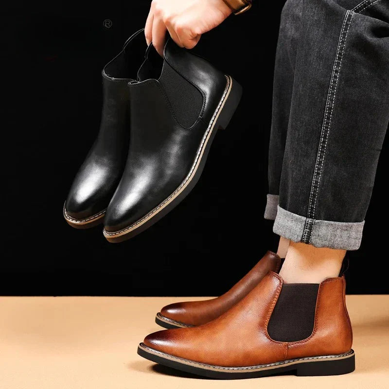 JONAS™ | TIMELESS LEATHER ANKLE BOOTS