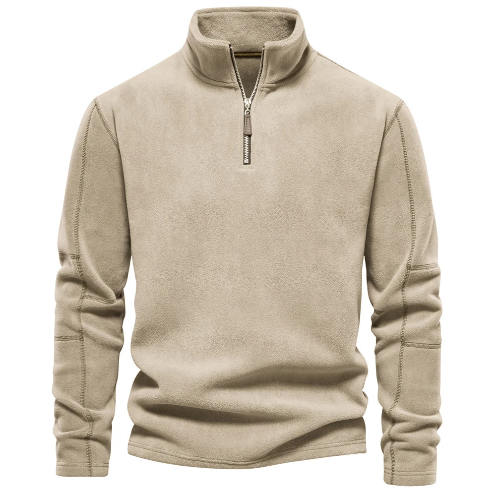 Henrik | Warm Fleece Collar Sweatshirt