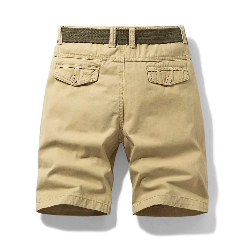 BEACHSIDE WORK SHORTS – RELAXED FIT IN COTTON WITH MULTIPLE POCKETS