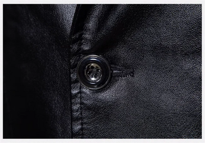 Rasmus™ Urban – Slim-fit blazer in faux leather (multiple colors)