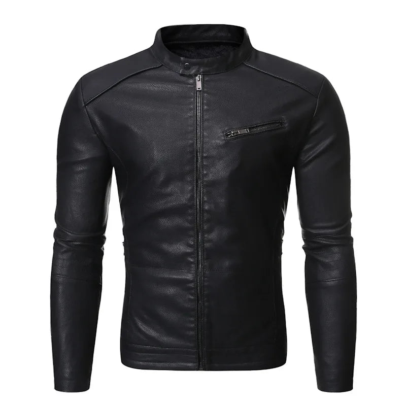 Anders™ Flex – Casual Leather Jacket in Multiple Colors