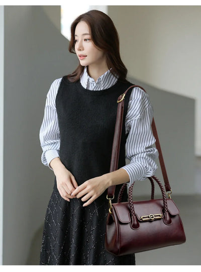 ronja™ – classic bag with braided handle and gold details