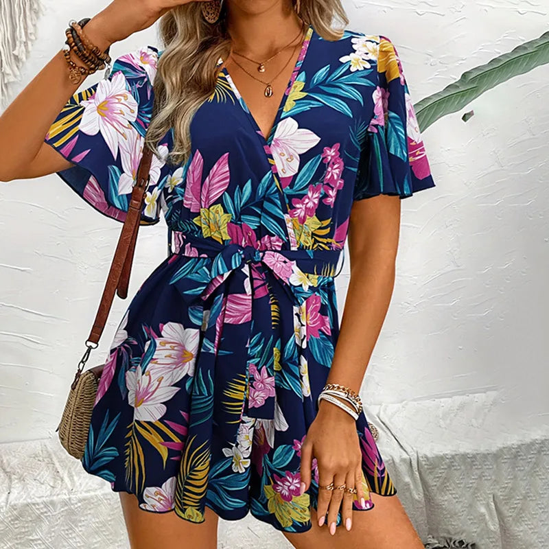 elena™ Floral Print Summer Dress