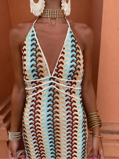 Aphrodite™  | Backless V-Neck Dress