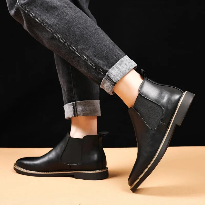 JONAS™ | TIMELESS LEATHER ANKLE BOOTS
