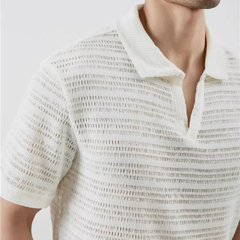 LOUIS™ Crocheted Polo