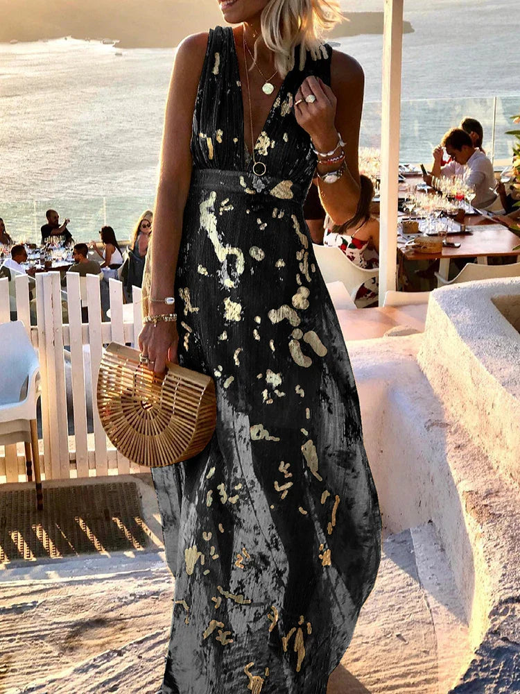 Amy | Elegant Floral Maxi Dress