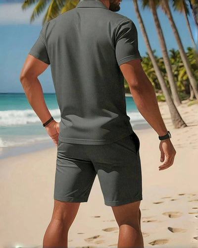 BEACHSIDE CASUAL SHORTS – ELASTIC WAIST AND RELAXED FIT
