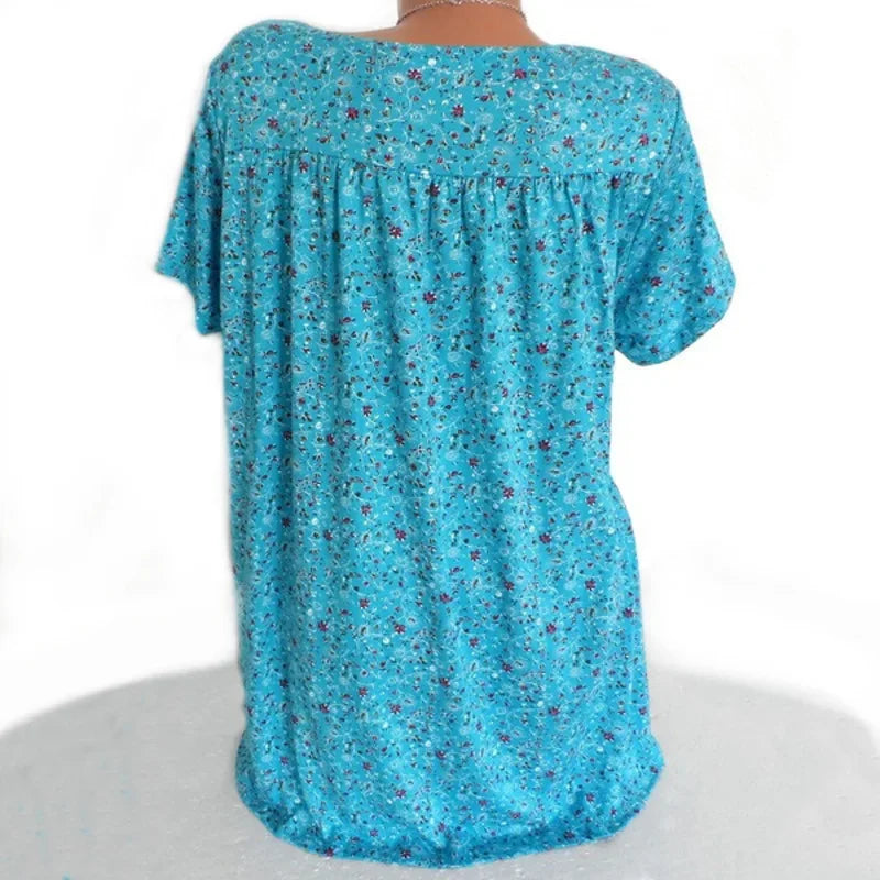 Summer Blouse with Floral Print | Olsen & Olsen™