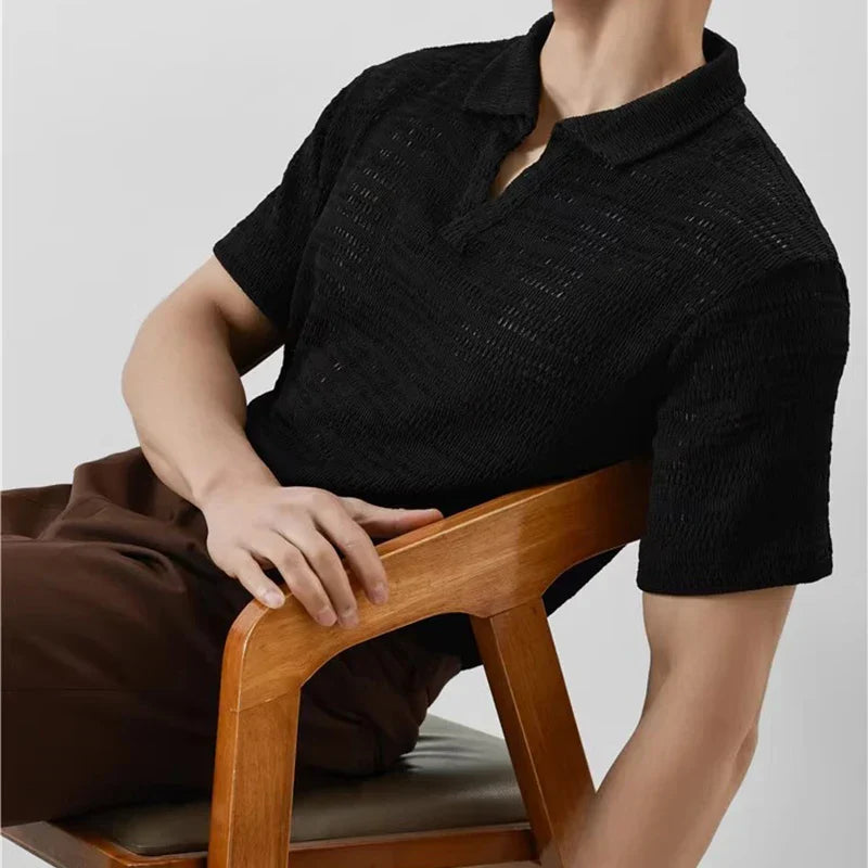 LOUIS™ Crocheted Polo