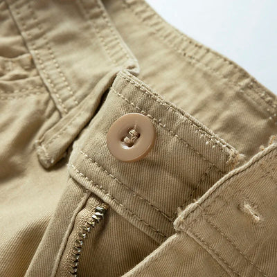 BEACHSIDE WORK SHORTS – RELAXED FIT IN COTTON WITH MULTIPLE POCKETS