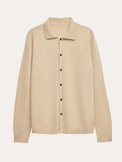 Cashwool Shirt Beige - Sophie New York