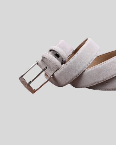 Suede belt - Gray