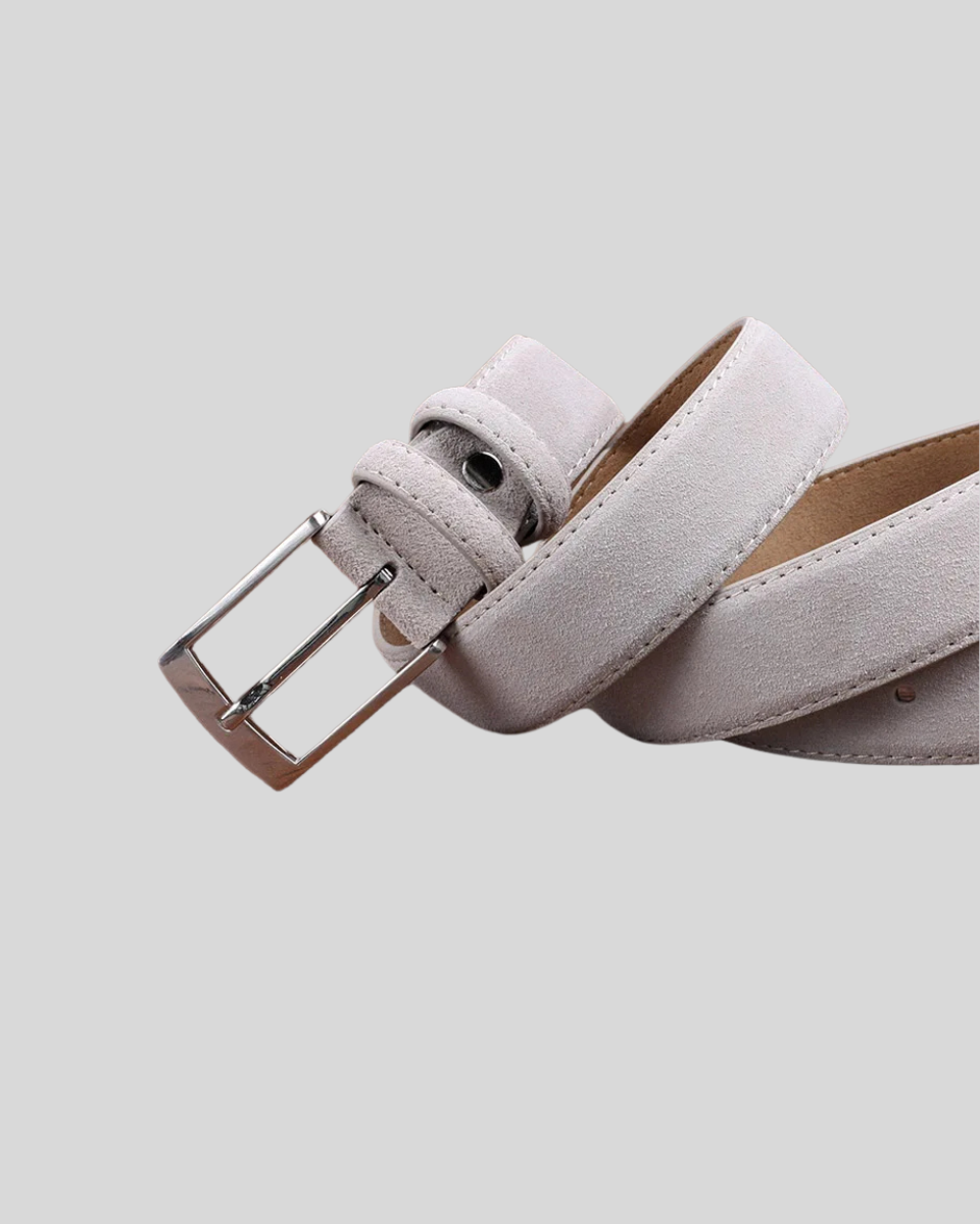 Suede belt - Gray - Sophie New York