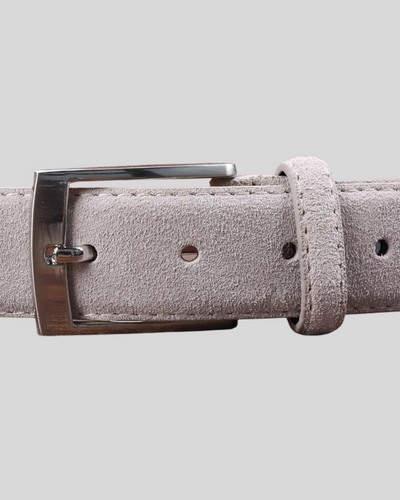 Suede belt - Gray