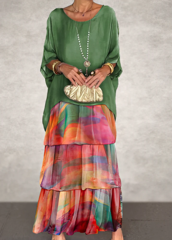 Violet | Stylish Comfortable Layered Dress