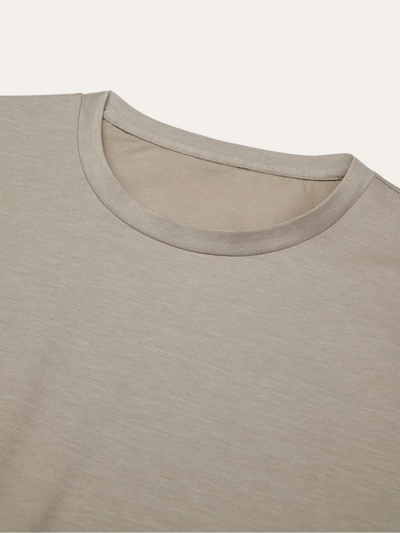 Signature Supima T-shirt – Taupe - Sophie New York