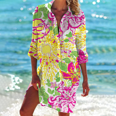 Lumina™ | Elegant Shirt Dress