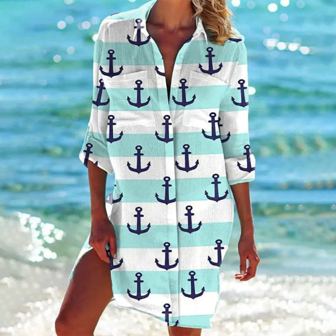Lumina™ | Elegant Shirt Dress