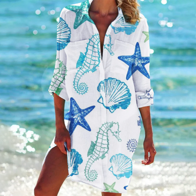 Lumina™ | Elegant Shirt Dress