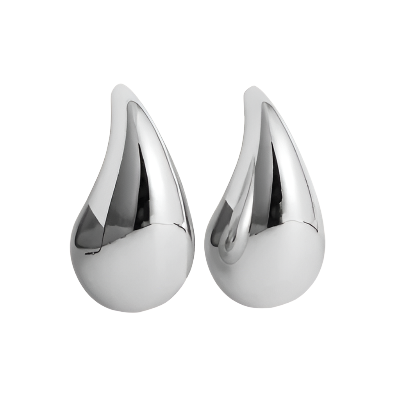 Water Droplet Earrings | Silver