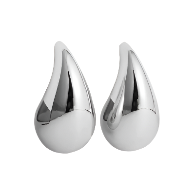 Water Droplet Earrings | Silver