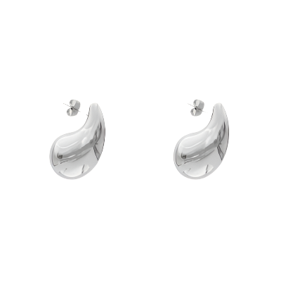Water Droplet Earrings | Silver