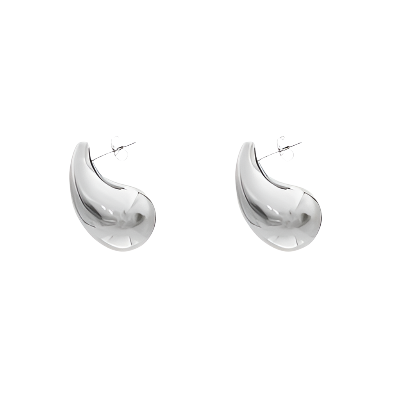 Water Droplet Earrings | Silver