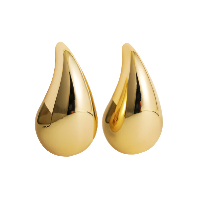 Water Drop Earrings | Gold