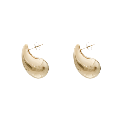 Water Drop Earrings | Gold