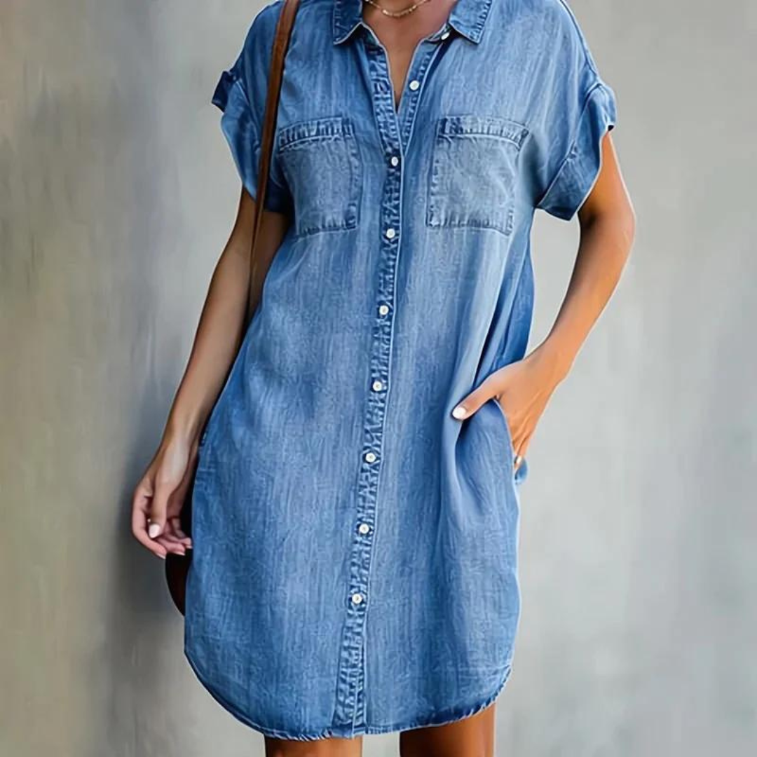 Luna™ | Chic Denim Dress