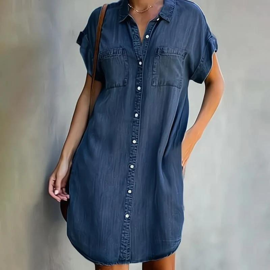 Luna™ | Chic Denim Dress