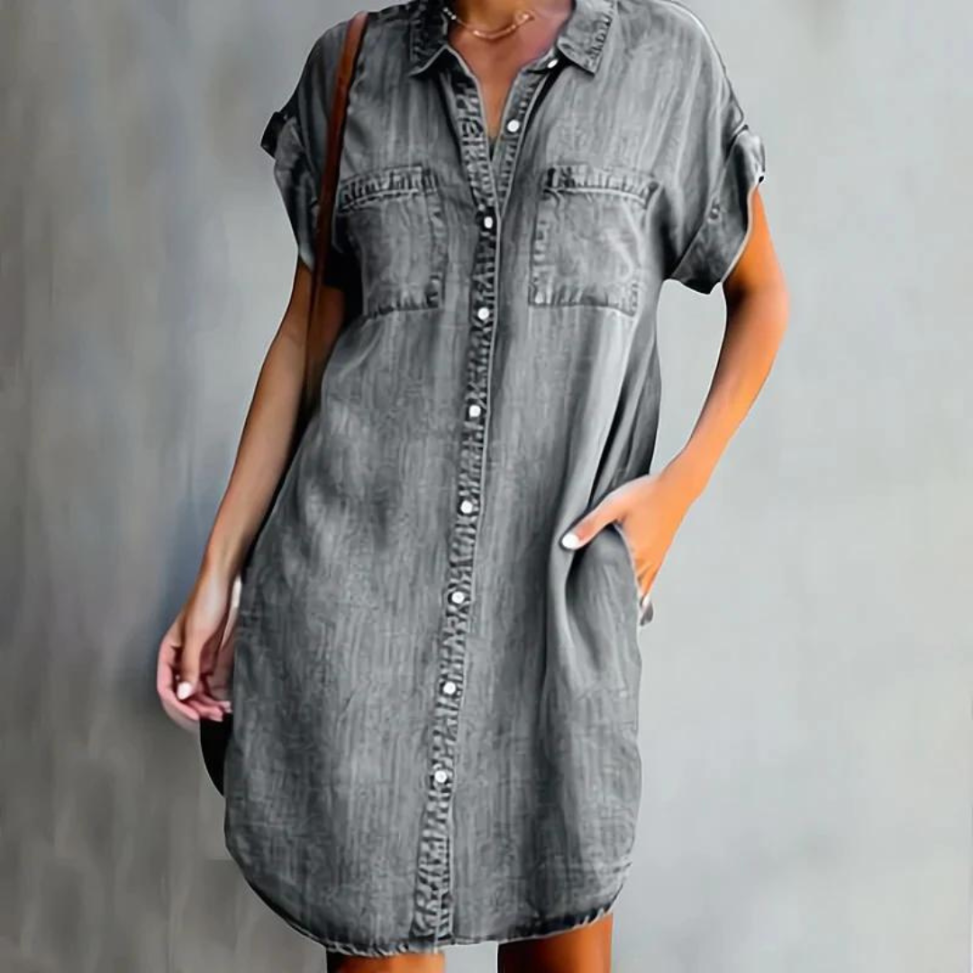 Luna™ | Chic Denim Dress