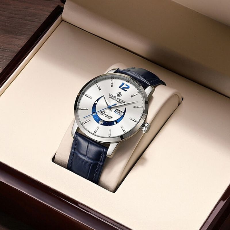 van Baerle® - Elegant Luminous Moon Phase Watch