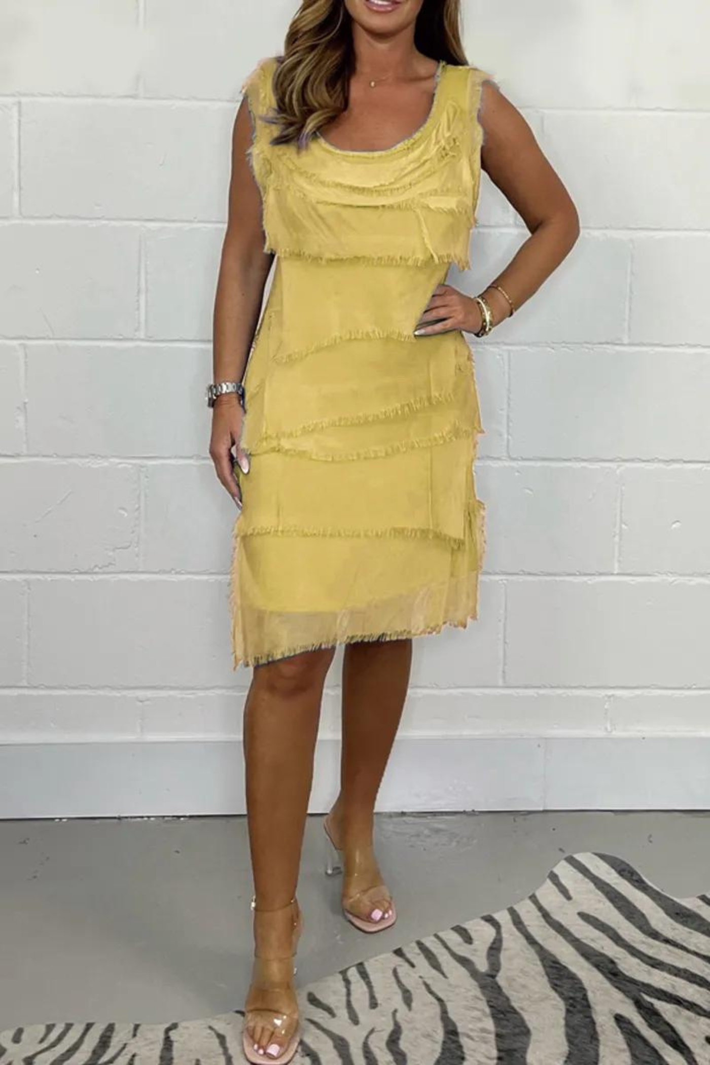 Isabella™ | Chiffon Sleeveless Dress