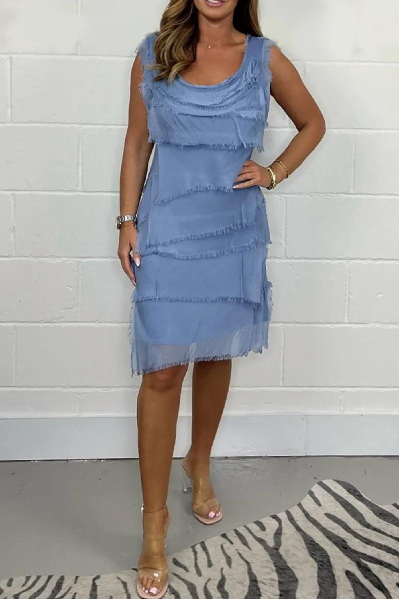 Isabella™ | Chiffon Sleeveless Dress