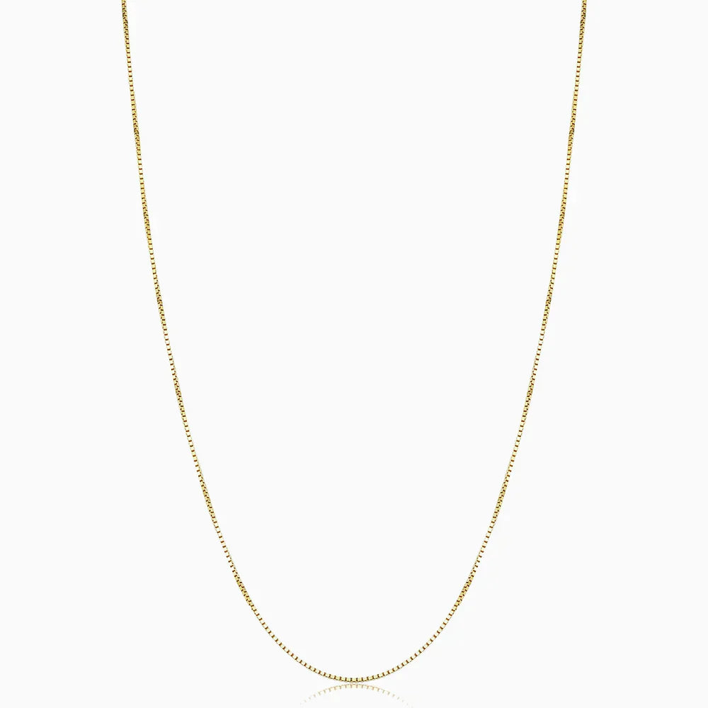 Bodega Box Necklace | 18k Gold