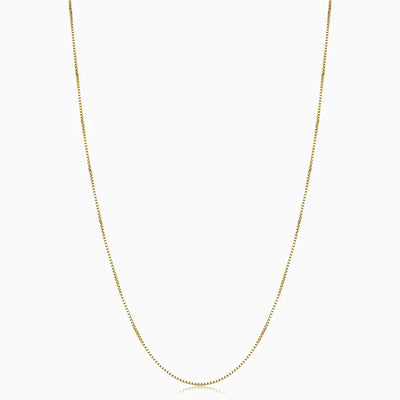 Bodega Box Necklace | 18k Gold