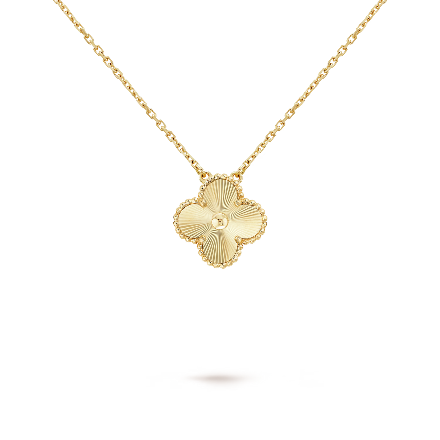 CLOVER LEAF NECKLACE | GOLD