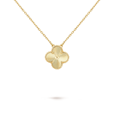 CLOVER LEAF NECKLACE | GOLD