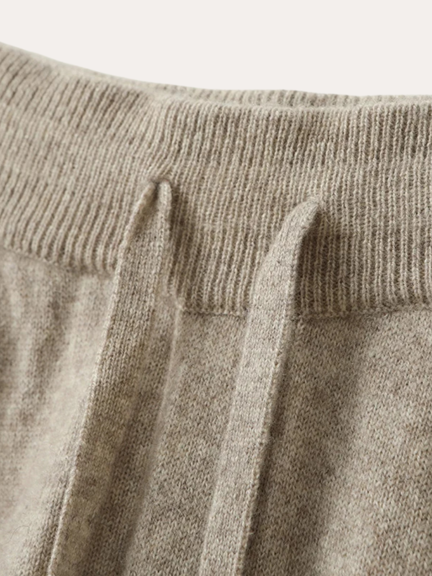 Forfinet Cashmere Pants – Beige - Sophie New York