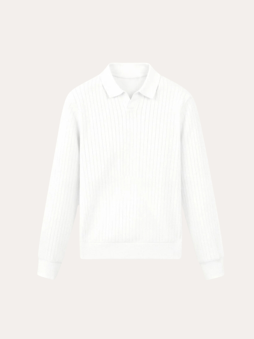Striped Polo with Long Sleeves - Sophie New York